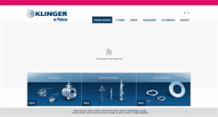 Desktop Screenshot of klinger.pl