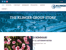 Tablet Screenshot of klinger.se